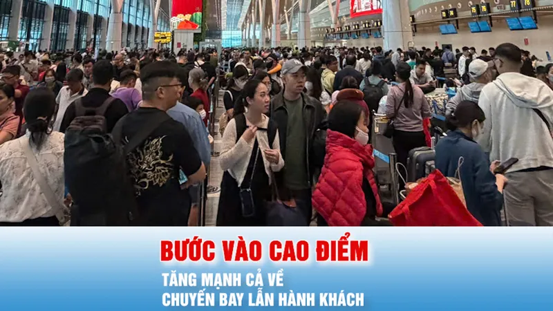Podcast bản tin trưa 12-2: Sân bay Tân Sơn Nhất tăng mạnh cả về chuyến bay lẫn hành khách