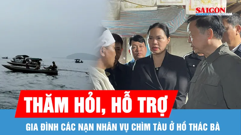 Vụ chìm tàu ở hồ Thác Bà: Phó Thủ tướng Trần Hồng Hà thăm hỏi gia đình các nạn nhân