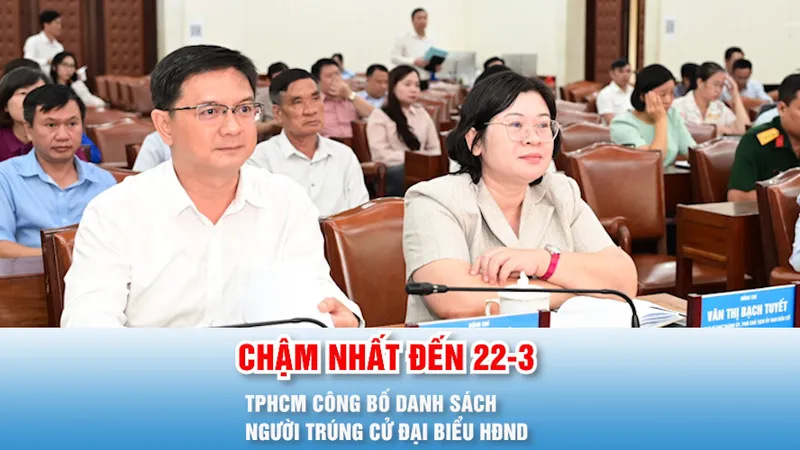 Podcast bản tin chiều 26-2: Chậm nhất đến ngày 22-3, TPHCM công bố danh sách người trúng cử đại biểu HĐND