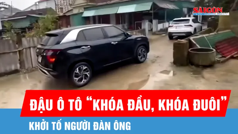 Khởi tố người đàn ông đậu ô tô “khóa đầu, khóa đuôi” ngày mùng 2 Tết ở Hà Tĩnh