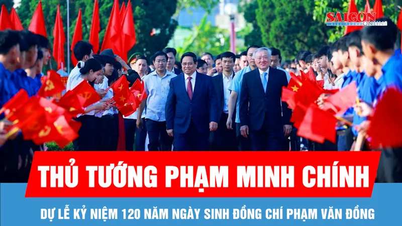 Thủ tướng Phạm Minh Chính dự Lễ kỷ niệm 120 năm Ngày sinh đồng chí Phạm Văn Đồng