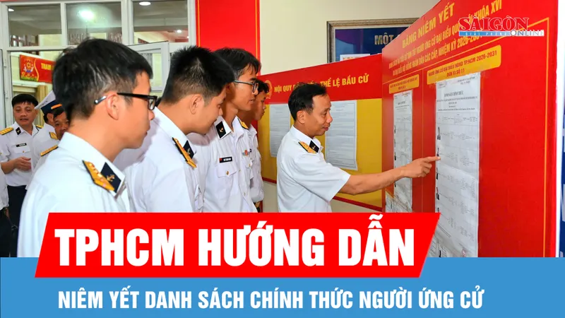 TPHCM hướng dẫn niêm yết danh sách chính thức người ứng cử