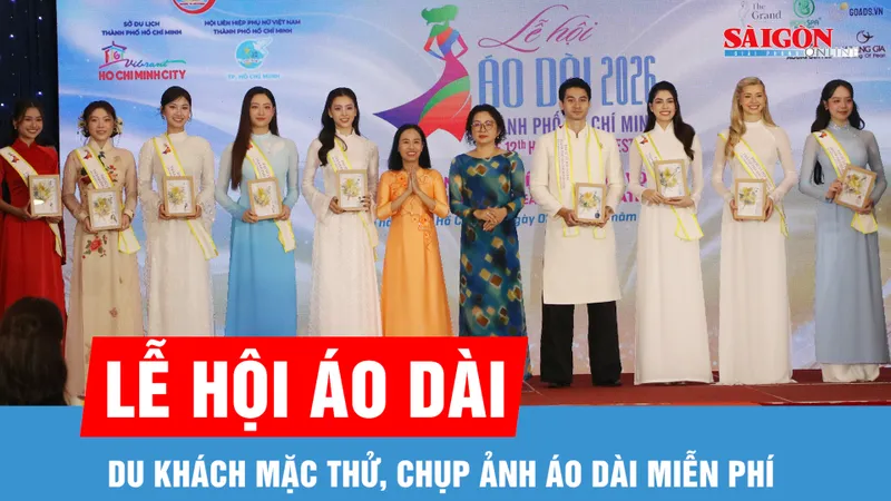 Lễ hội Áo dài TPHCM 2026 quy tụ 37 nhà thiết kế, 600 người mẫu