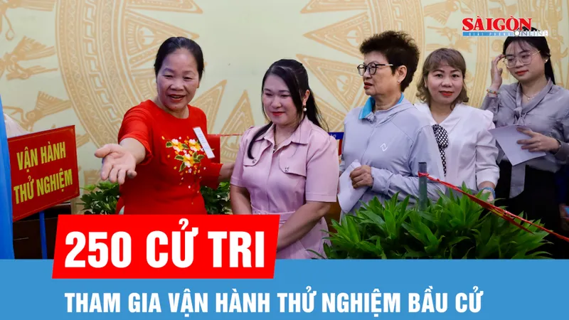 TPHCM: Vận hành thử nghiệm ngày bầu cử