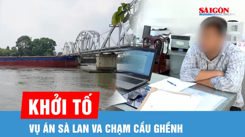 Khởi tố vụ án sà lan va chạm cầu Ghềnh