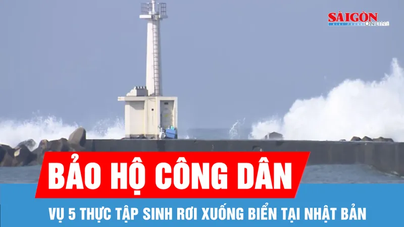 Đại sứ quán Việt Nam bảo hộ công dân trong vụ rơi xuống biển tại Nhật Bản