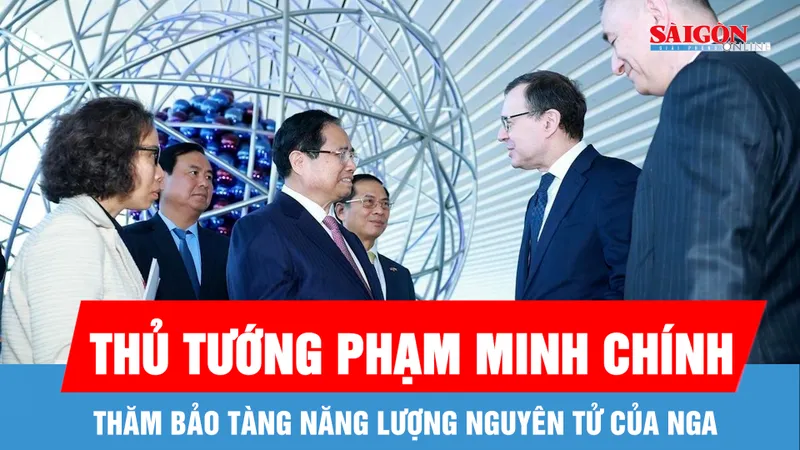 Thủ tướng Phạm Minh Chính thăm Bảo tàng năng lượng nguyên tử của Nga