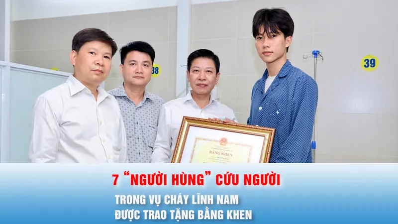 Podcast bản tin trưa 27-3: 7 người hùng cứu người trong vụ cháy Lĩnh Nam được trao tặng bằng khen