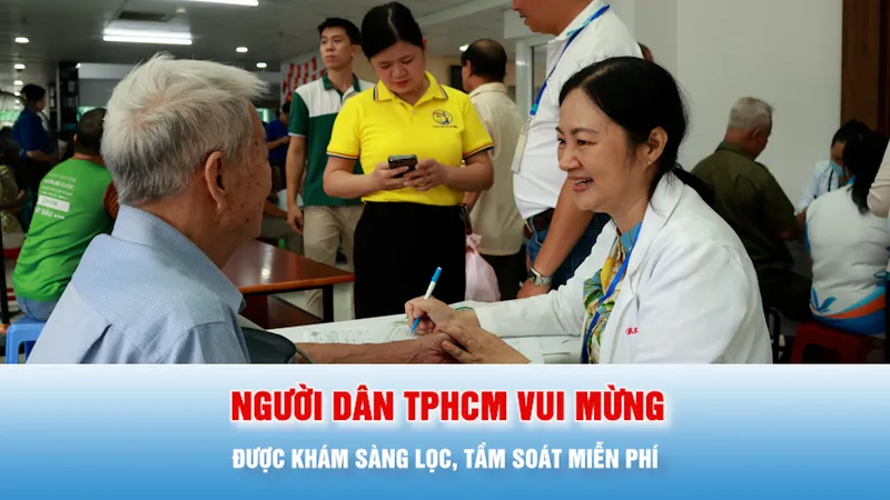 Podcast bản tin chiều 5-4: Người dân TPHCM vui mừng được khám sàng lọc, tầm soát miễn phí