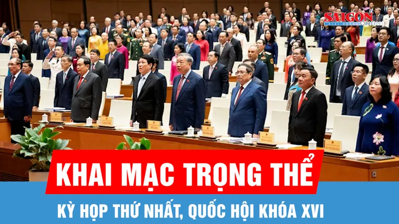 Khai mạc trọng thể kỳ họp thứ nhất, Quốc hội khóa XVI