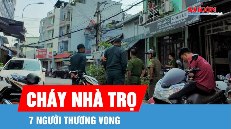 Điều tra vụ cháy nhà trọ ở phường Tân Thới Hiệp khiến 7 người thương vong