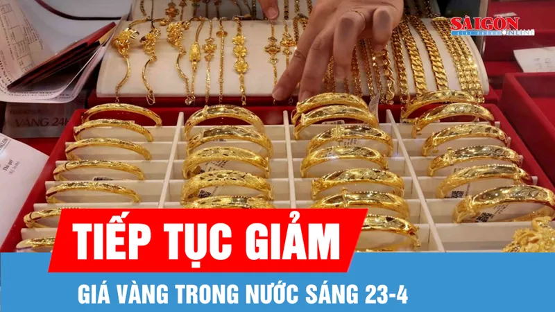 Vàng miếng SJC và vàng nhẫn 9999 rời khỏi mốc 170 triệu đồng/lượng