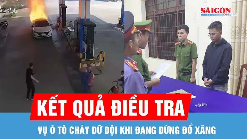 Khởi tố tài xế trong vụ cháy xe ở cây xăng khiến 2 người tử vong