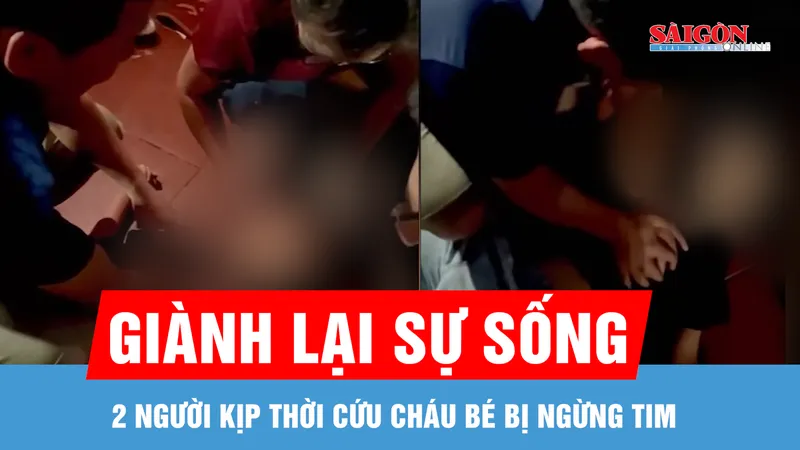 Tặng giấy khen 2 cá nhân kịp thời cứu sống cháu bé bị ngừng tim 