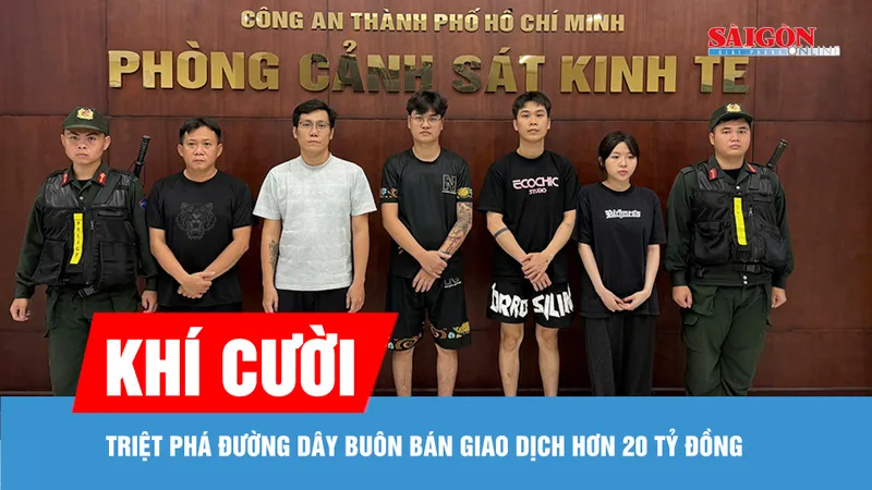 TPHCM: Triệt phá đường dây buôn bán khí cười giao dịch hơn 20 tỷ đồng