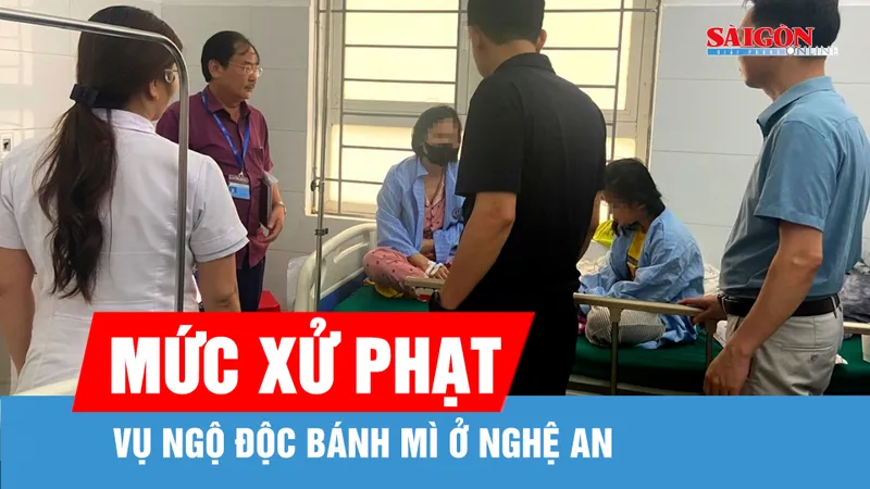 Vụ ngộ độc bánh mì ở Nghệ An: Phạt 80 triệu đồng và đình chỉ 2 cơ sở
