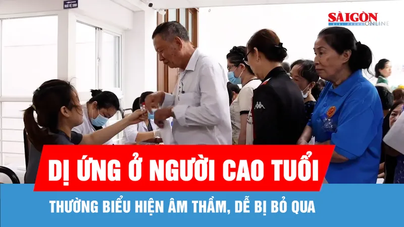 Dị ứng ở người cao tuổi thường biểu hiện âm thầm, dễ bị bỏ qua