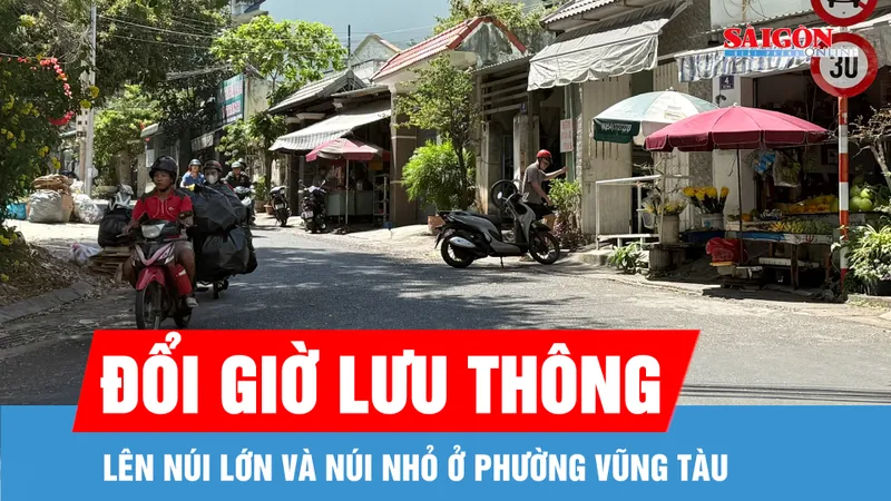 Vũng Tàu điều chỉnh phương án giao thông lên núi Nhỏ, núi Lớn