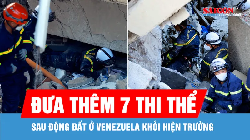 Đưa thêm 7 thi thể sau động đất ở Venezuela khỏi hiện trường