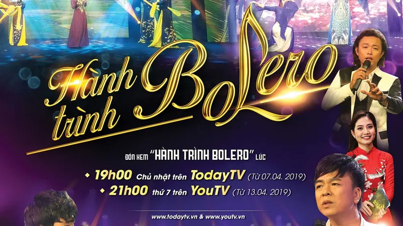 “Hành trình Bolero” - Mini show ca nhạc đặc sắc của những danh ca trữ tình Việt Nam
