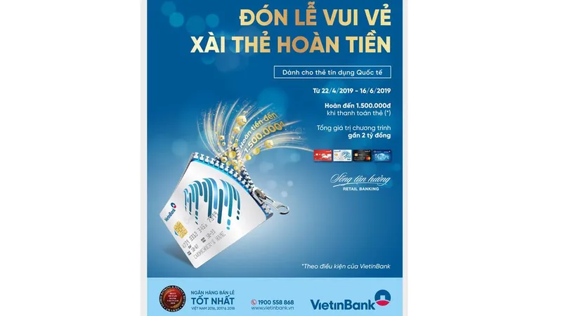 Đón Lễ vui vẻ - Xài thẻ hoàn tiền