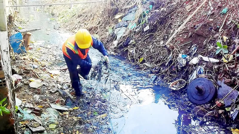 Tập trung giảm ô nhiễm môi trường do nước thải