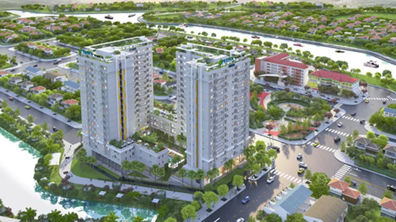 Cất nóc dự án Fresca Riverside