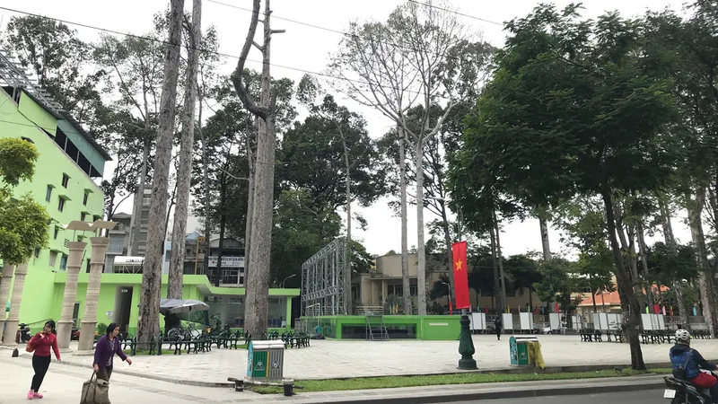 Định hình, tăng tính thẩm mỹ cho hệ thống cây xanh