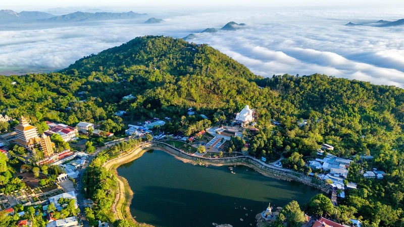 Cam Mountain known for spiritual sites and cool eco-tourism appeal