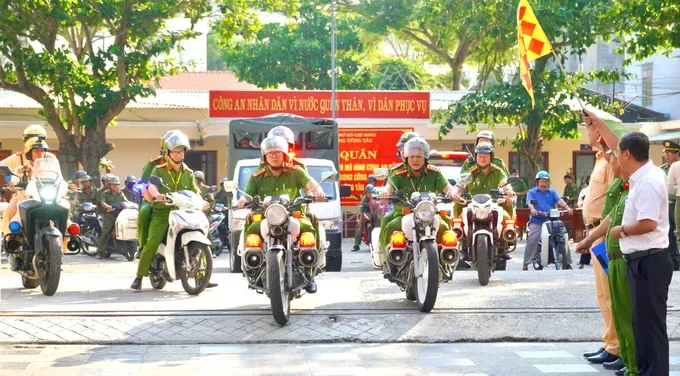 At the launch ceremony in Vung Tau Ward (Photo: SGGP)
