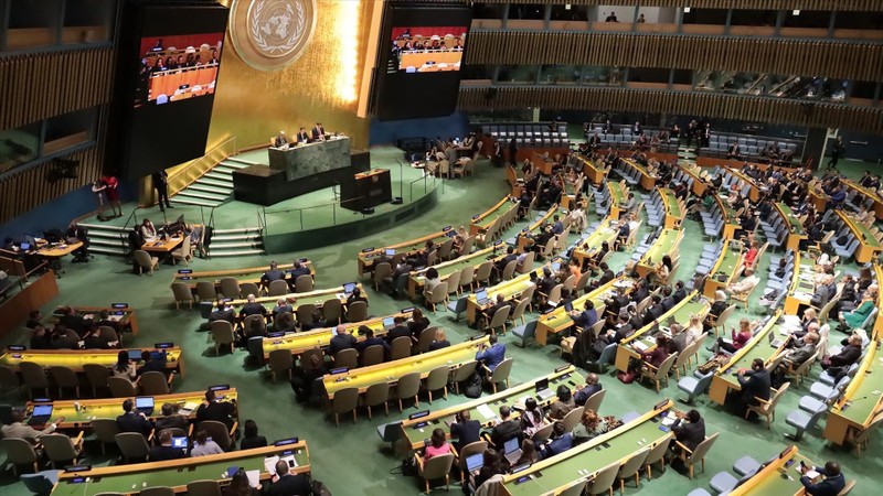 A view of the opening session of the 11th Review Conference of the Parties to the Treaty on the Non-Proliferation of Nuclear Weapons (NPT) in New York on April 27 (Photo: VNA)