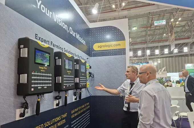 An exhibition booth from Europe