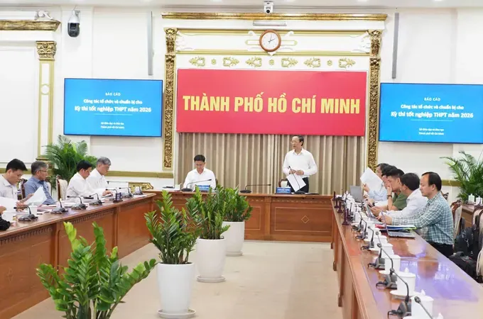 At the working session (Photo: SGGP)