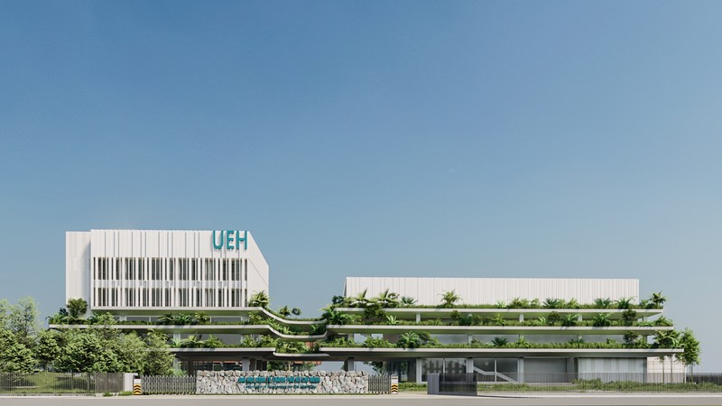 A mock-up of UEH Nexus Campus Nha Trang in Khanh Hoa province