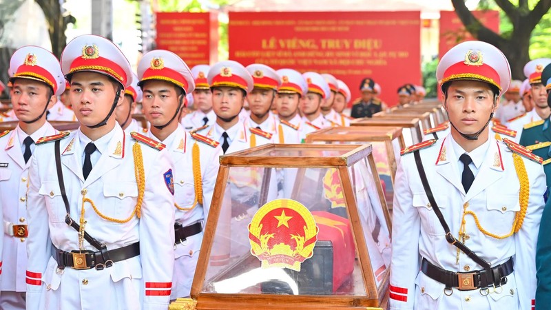 Ho Chi Minh City rehearses ceremony to rebury 731 fallen soldiers’ remains
