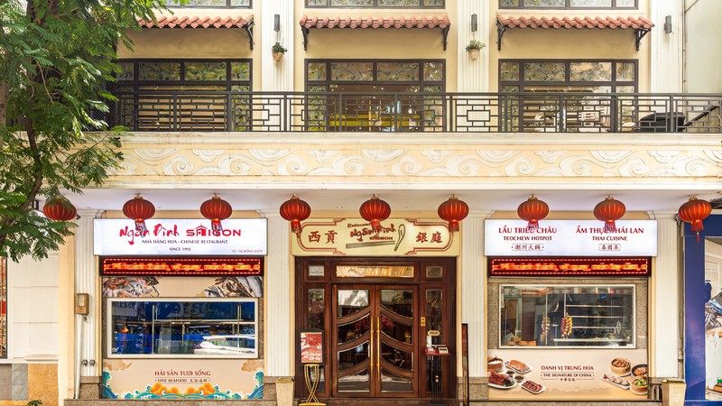 图：西贡银庭餐厅, 胡志明市西贡坊崛起街 52-54-56 号。(NDSG供图）