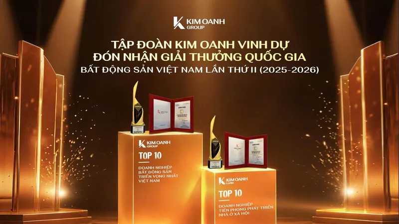 Giải thưởng là sự ghi nhận xứng đáng đối với những nỗ lực bền bỉ của Kim Oanh Group suốt gần 2 thập kỷ phát triển.