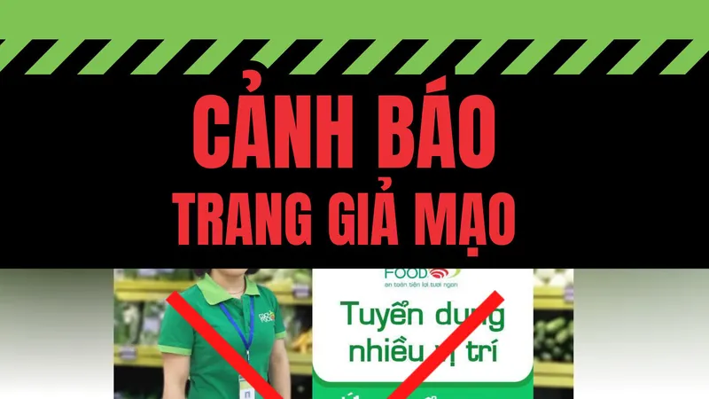Một số trang giả mạo thông tin tuyển dụng của Co.op Food