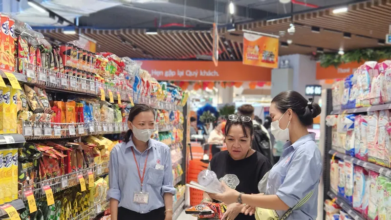 Đại siêu thị Co.opXtra Long Bình được tinh gọn diện tích vẫn đảm bảo chủng loại hàng hóa đa dạng 