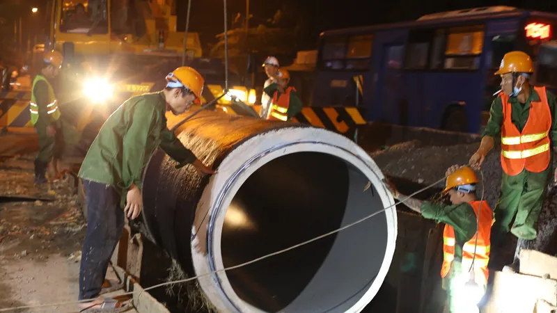 Thi công lắp đặt mạng lưới đường ống nước tại TPHCM 