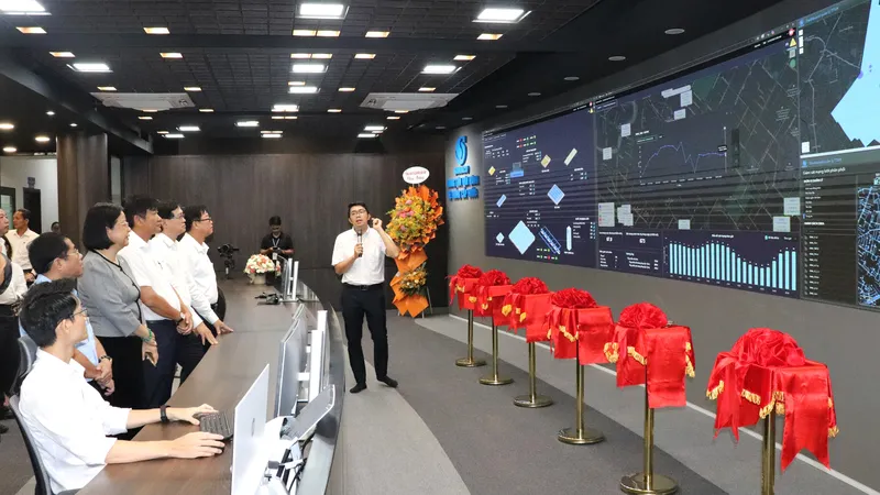 Trung tâm Vận hành hệ thống cấp nước (SWOC) của SAWACO vừa chính thức đưa vào vận hành