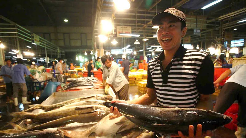 Chợ đầu mối nông sản thực phẩm Bình Điền có quy mô lớn nhất cả nước