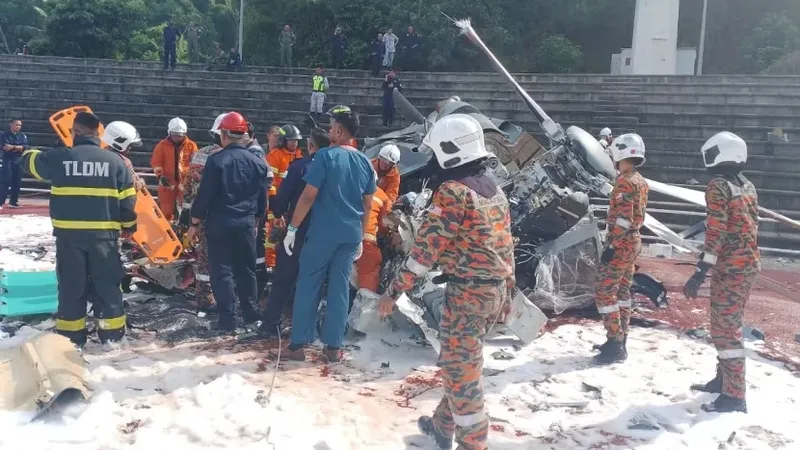 Malaysia: 2 trực thăng va chạm trong lúc diễn tập, 10 quân nhân thiệt mạng