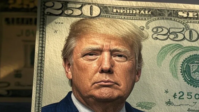 Nghị sĩ Mỹ đề xuất in tờ tiền 250 USD có hình Tổng thống Donald Trump