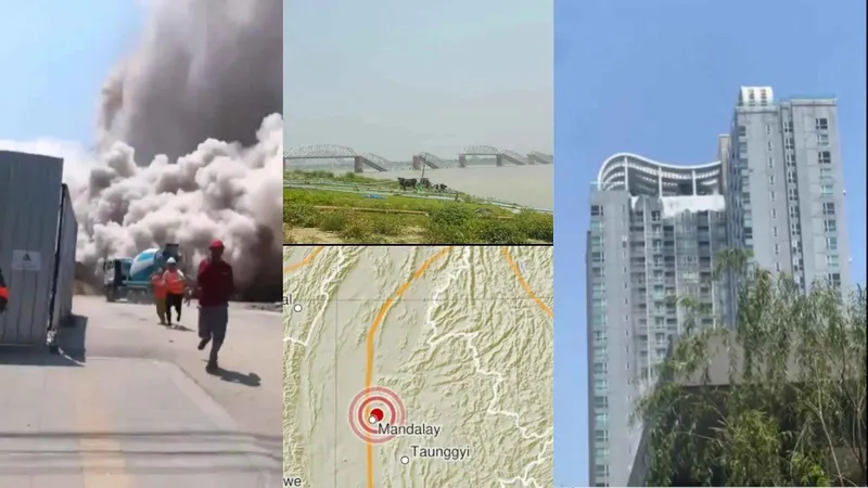Động đất 7,7 độ richter ở Myanmar, dư chấn sang nhiều nước lân cận