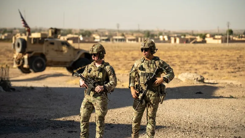 Binh sĩ Mỹ tại Syria. Ảnh: US ARMY