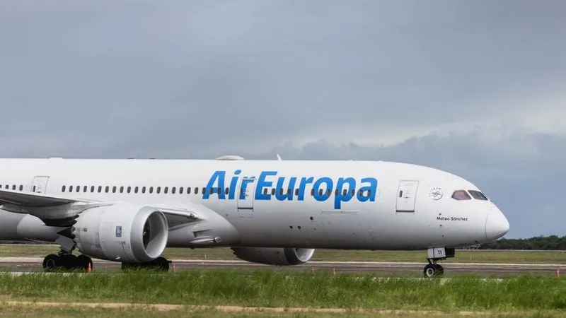 Hãng hàng không Air Europa của Tây Ban Nha chuẩn bị nối lại đường bay tới Venezuela. Ảnh: FINANCE REVIEW
