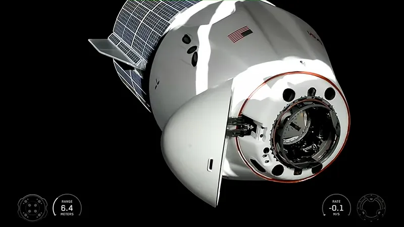 Tàu vũ trụ Dragon của SpaceX kết nối thành công với ISS
