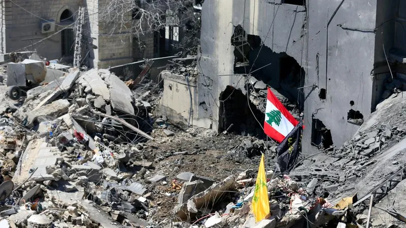 Một địa điểm tại Lebanon bị Israel không kích