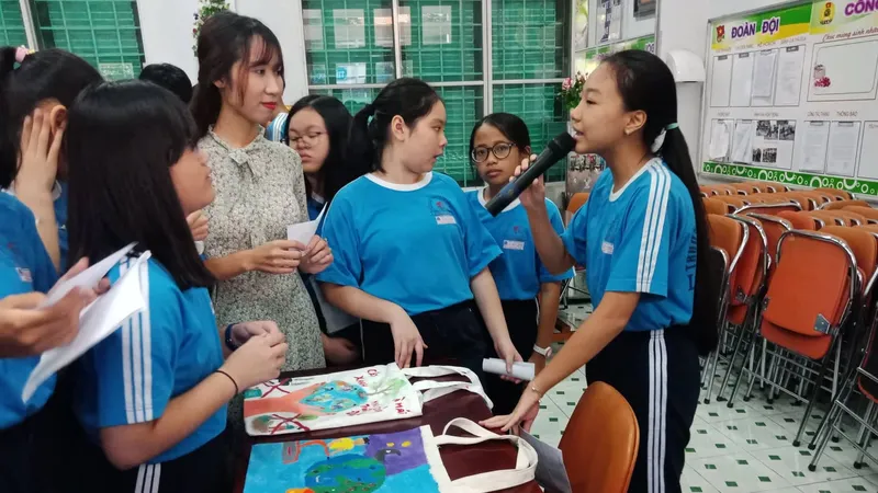 Khi học sinh được “sắm vai” sứ giả môi trường
